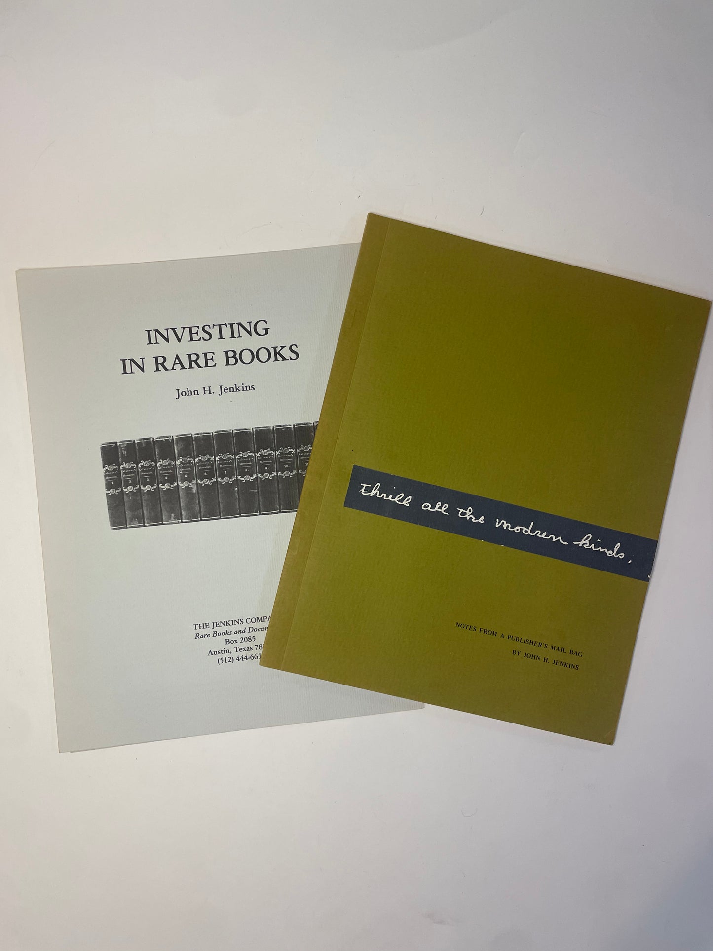 Two Publications by John H. Jenkins
