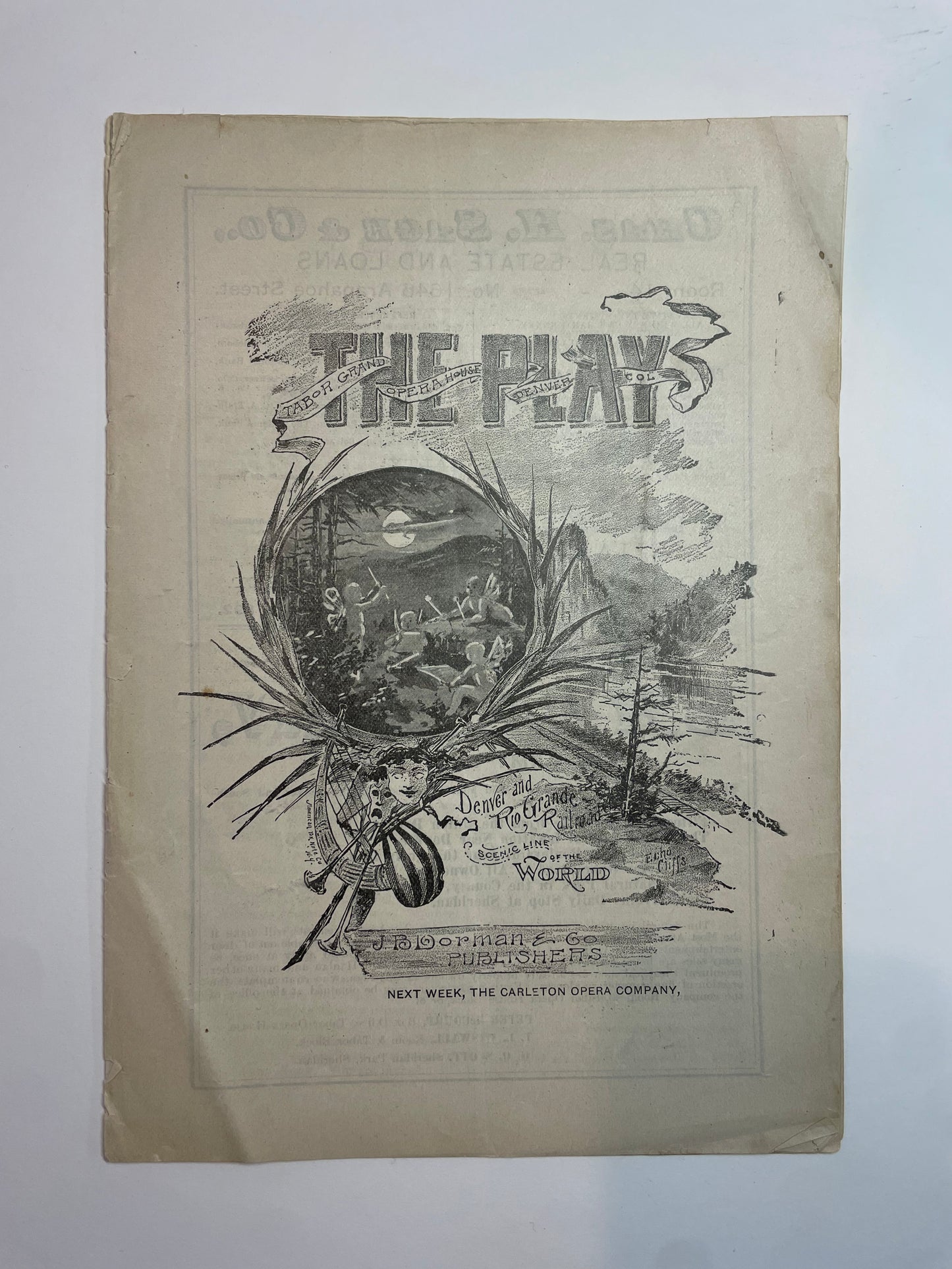 The Play. Tabor Grand Opera House