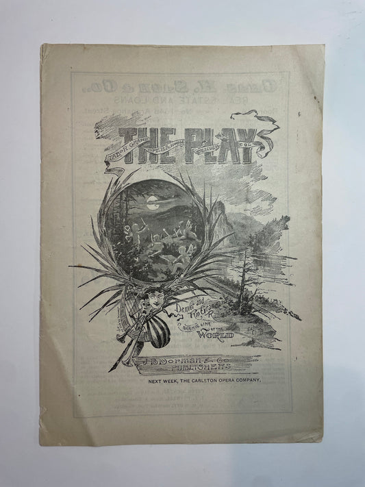 The Play. Tabor Grand Opera House